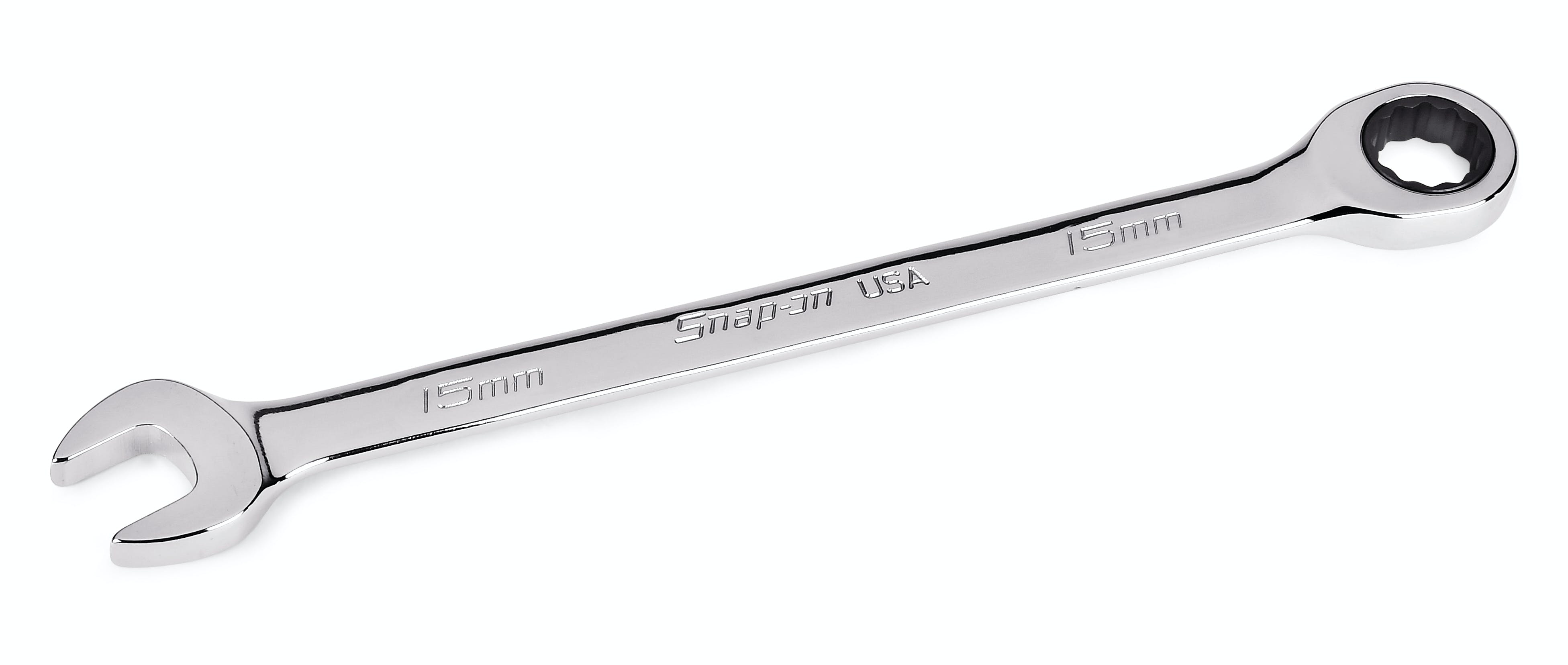 15 mm 12-Point Metric 0° Offset Ratcheting Combination Wrench | OXRM15A 15 mm 12-Point Metric 0° Offset Ratcheting Combination Wrench | OXRM15A